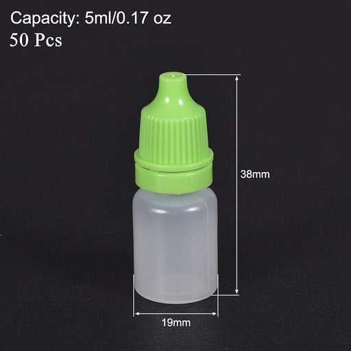 50 Botellas de gota de líquido exprimibles vacías - Quierox - Tienda Online