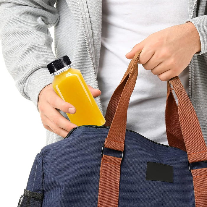 50 botellas de jugo de plástico vacías de 8 onzas con tapas, recipientes reutilizables transparentes - Quierox - Tienda Online