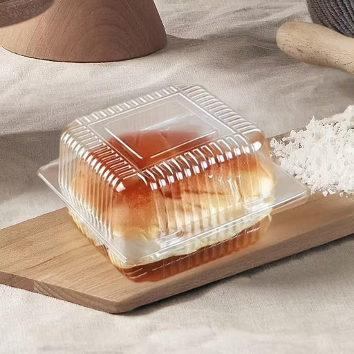 50 cajas de pastel desechables de alta transparencia, material PET engrosado - Quierox - Tienda Online