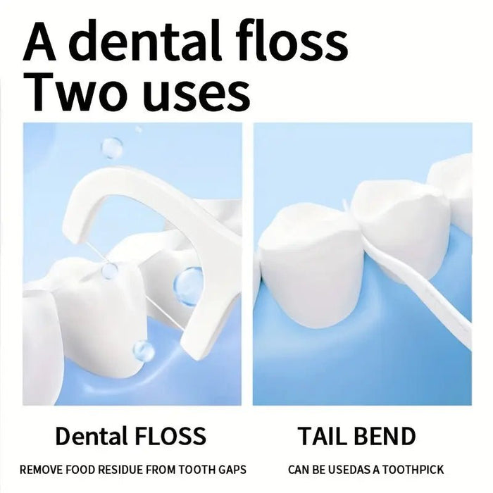 50 Palillos de hilo dental Deslizamiento extrafino, limpieza avanzada, aptos para el cuidado bucal - Quierox - Tienda Online