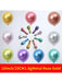 50 Piezas Shein Globos De Látex Metálicos De 10 Pulgadas Y 1.8g Con Acabado Perlado Para Decoraciones - Quierox - Tienda Online