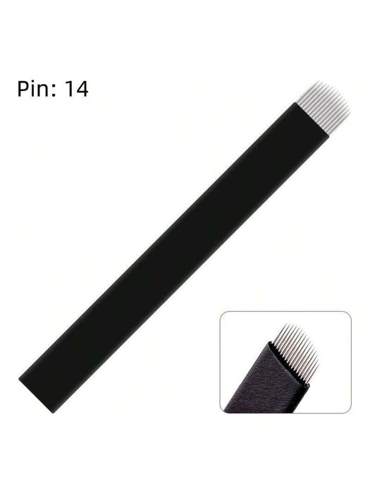 50 piezas/bolsa 18U 0,18 mm/12F 0,18 mm Agujas de microblading para cejas - Quierox - Tienda Online