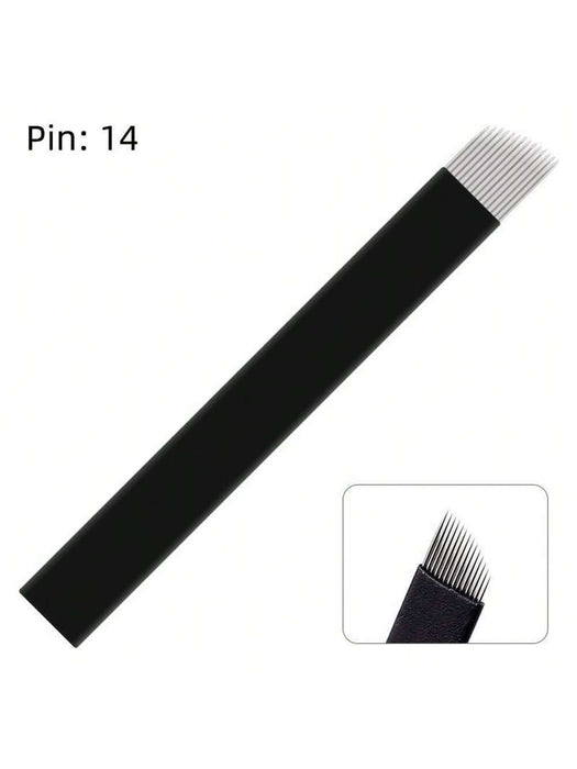 50 piezas/bolsa 18U 0,18 mm/12F 0,18 mm Agujas de microblading para cejas - Quierox - Tienda Online