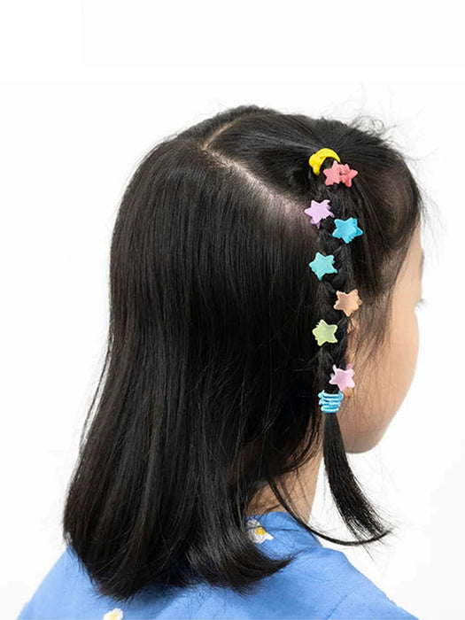 50 pinzas para el pelo sencillas con forma de estrella - Quierox - Tienda Online