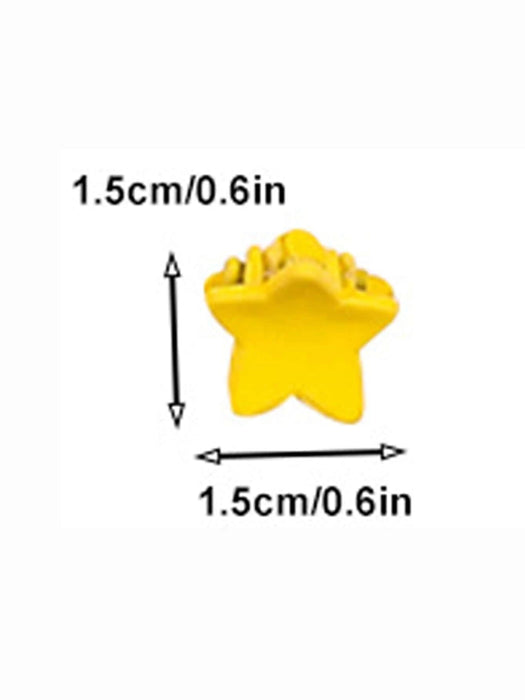 50 pinzas para el pelo sencillas con forma de estrella - Quierox - Tienda Online