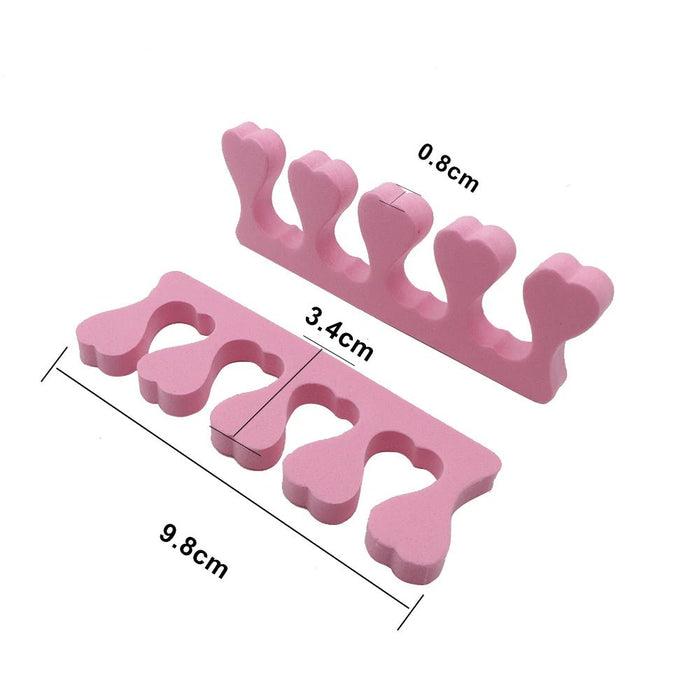 50 separadores de dedos de esponja suaves, separadores de dedos para pulir - Quierox - Tienda Online