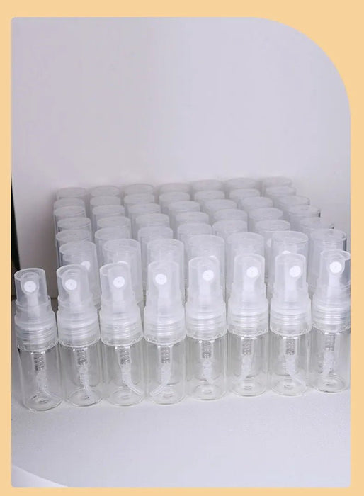 50 unidades/lote, frasco de vidrio transparente de 2 ml para perfume - Quierox - Tienda Online