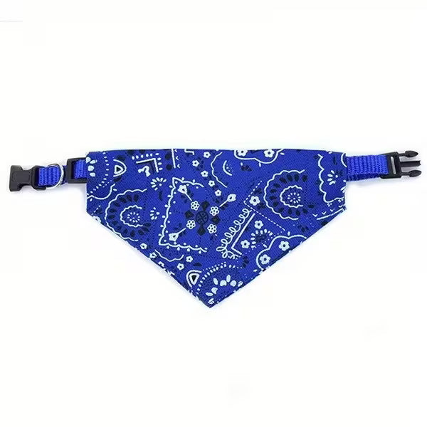 1 pza Bandanas De Perro Ajustables En Forma De Triángulo Con Gráficos Florales De Anacardo