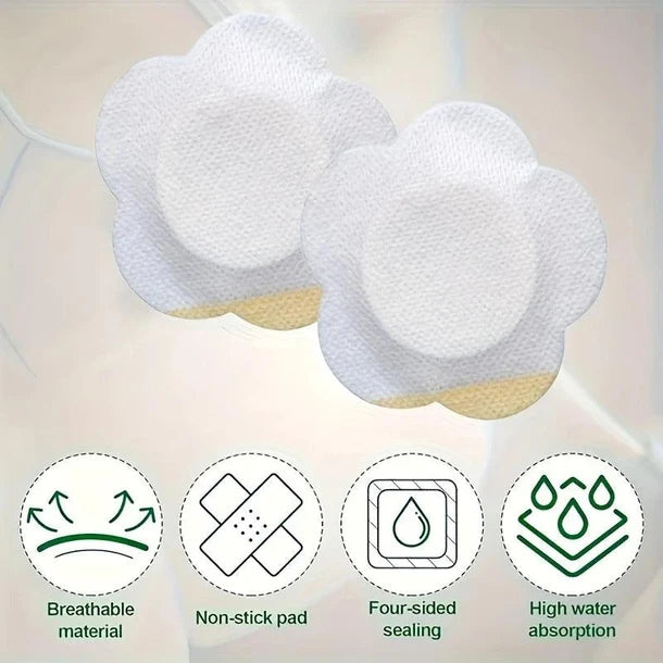60 unidades de compresas de aceite de ricino con forma de flor de ciruelo para el ombligo