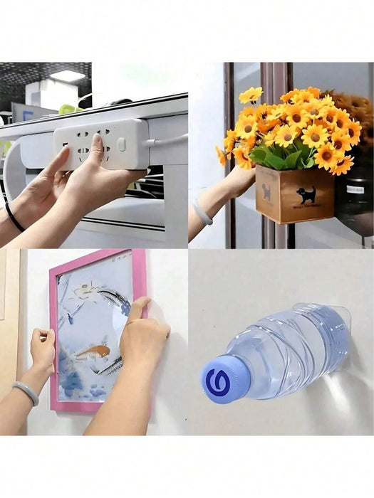 SHEIN 5pcs de cinta adhesiva de doble cara Nano, resistente al agua, para azulejos de baño