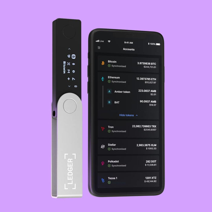 Ledger Cartera Nano X Crypto Hardware (negro ónix), para mantener tu criptomoneda segura
