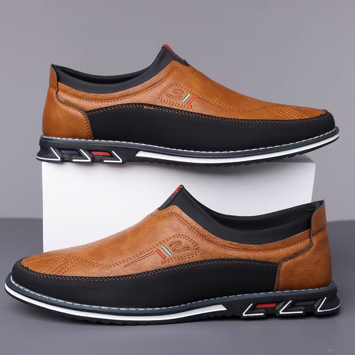 Zapatos de conducción versátiles para hombre, diseño de suela deportiva