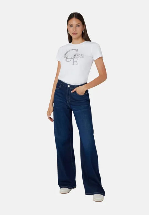 GUESS Camiseta de manga corta con tachuelas