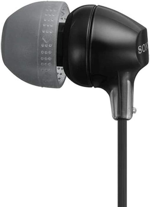 Sony MDR-EX15LP-BLACK - Auriculares intrauditivos con cable sin enredos