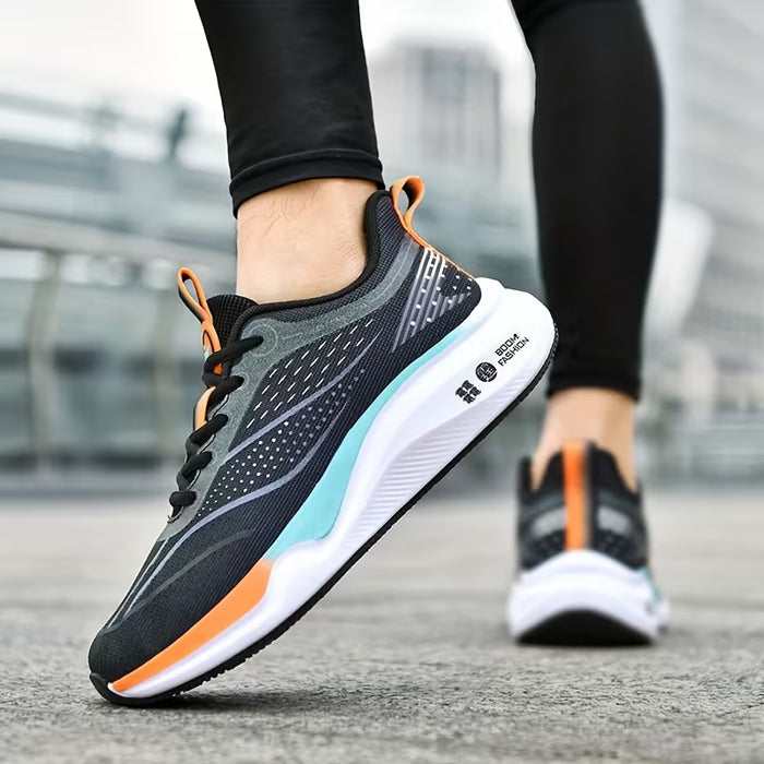 Zapatillas deportivas de malla transpirable de punto para hombre