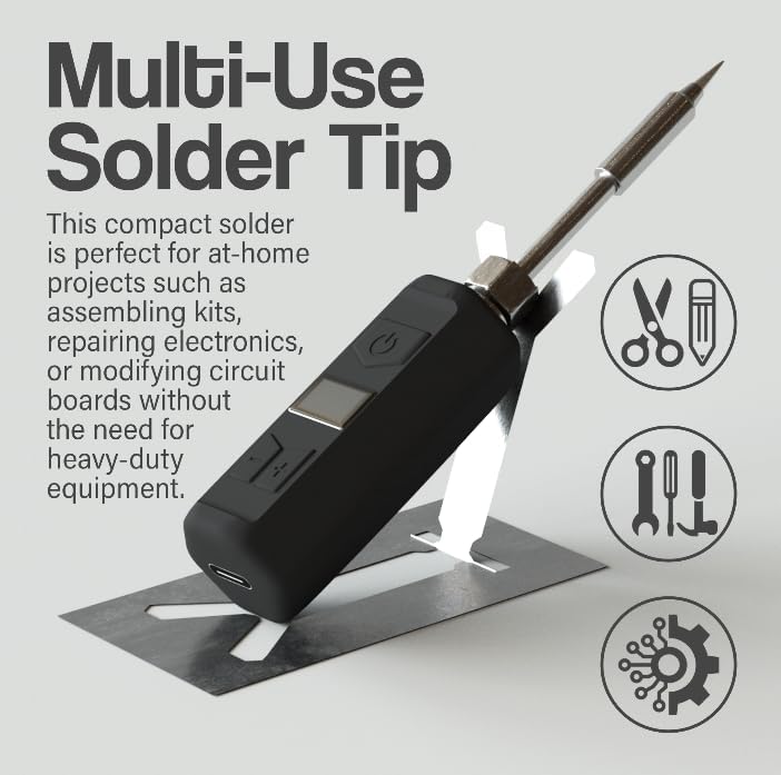 Mini soldador con batería recargable