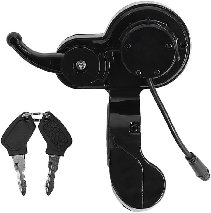 Controlador de acelerador de pulgar de bicicleta eléctrica con panel de pantalla LCD