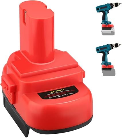 Adaptador de batería para herramientas Makita de 12 V y 14,4 V Ni-CD Ni-MH(solo adaptador).
