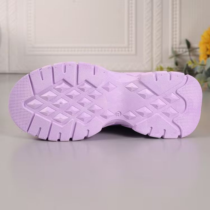 Zapatillas de Mujer Estilo Dad Shoes, de Malla Transpirable con Plataforma