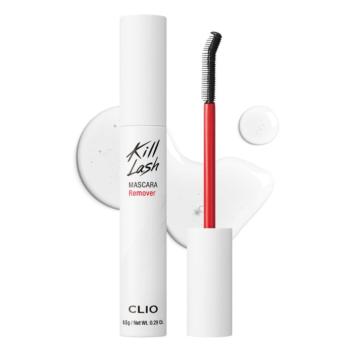 CLIO Kill - Removedor de máscara de pestañas  impermeable con cepillo de precisión curvado