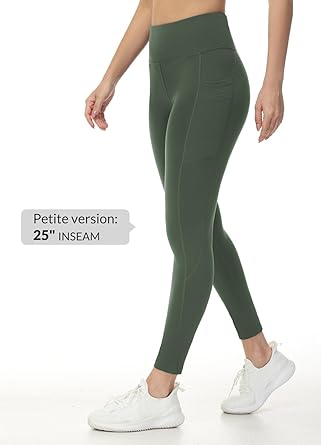 BALEAF - Leggings con forro de vellón para mujer, de cintura alta, para correr