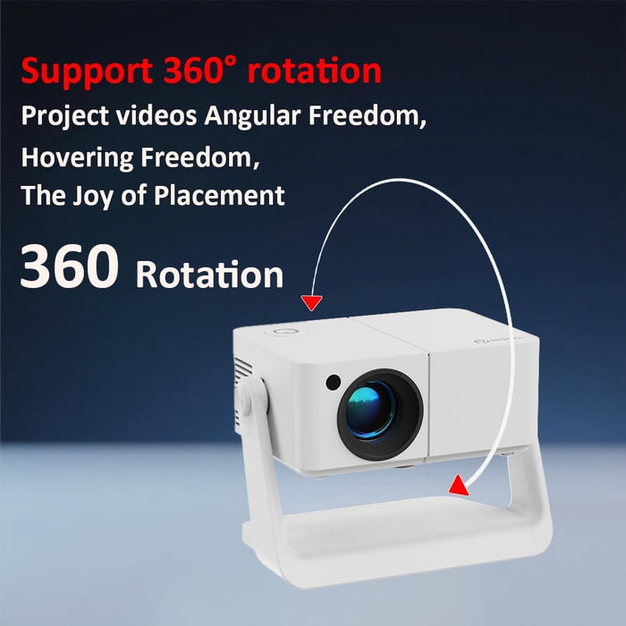 Proyector portátil de películas con soporte integrado 1080P 500 ANSI con WiFi