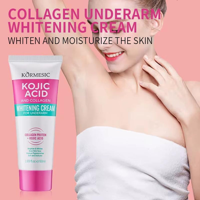 Kormesic Crema blanqueadora con ácido kójico y colágeno para axilas 50ml
