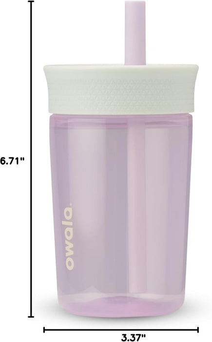 Owala Vaso de plástico con aislamiento sin BPA para niños 15 onzas