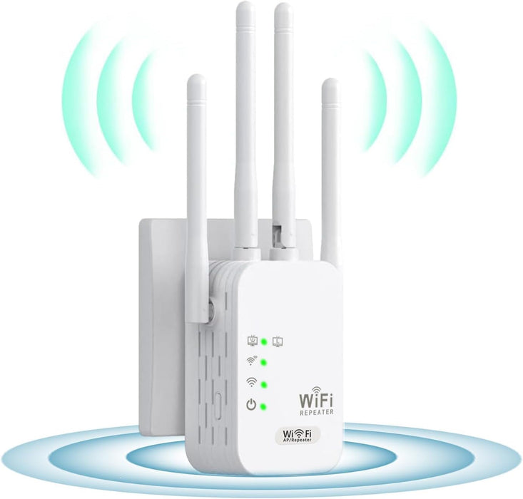 Repetidor WiFi genérico, extensor WiFi, amplificador de señal WiFi para cubrir hasta 300 pies cuadrados