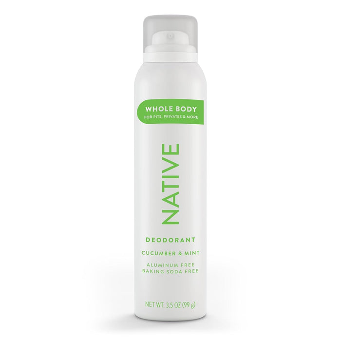 Desodorante Corporal en Spray Native Contiene Ingredientes Derivados Naturalmente