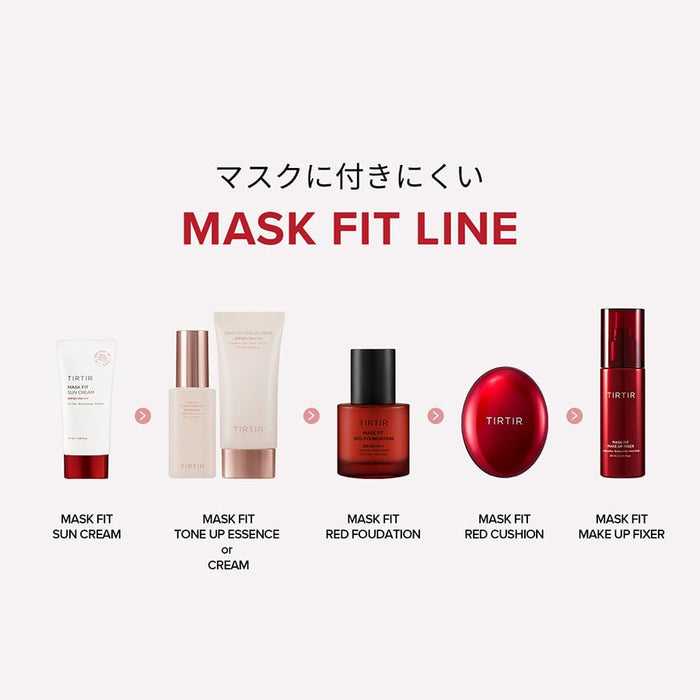 TIRTIR Mask Fit Spray fijador de maquillaje ligero no graso resistente a la transferencia 24H, 80ml