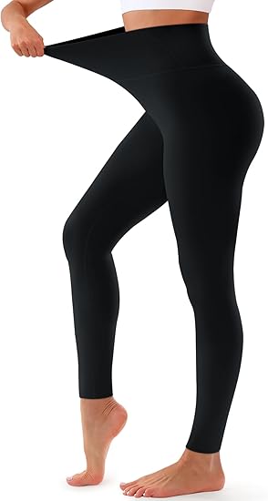 Leggings de cintura alta para mujer, pantalones de control de abdomen