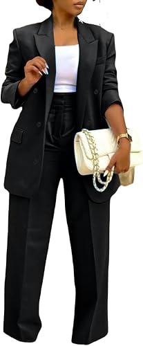 Trajes de pantalón Tcremisa para mujer, conjuntos elegantes de 2 piezas para negocios