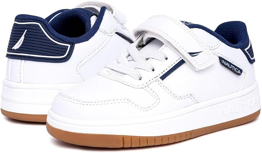 Nautica Zapatos para Niños con Correa Ajustable y Cordones Elásticos