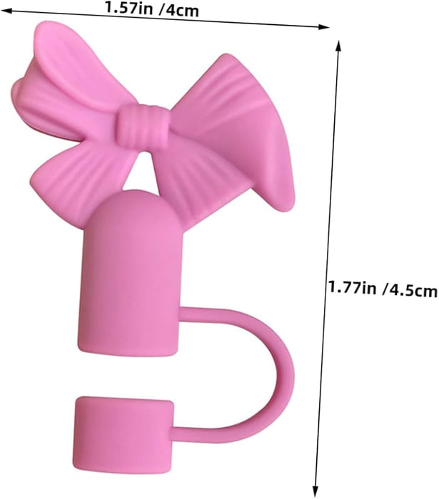Funda protectora de silicona para pajitas de vasos estilo Stanley de 10 mm