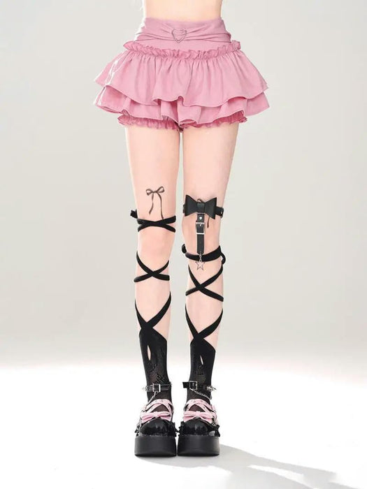 Falda corta Kawaii Mini falda para mujer