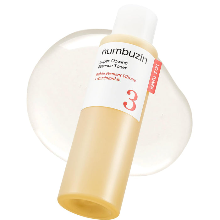 numbuzin No.3 Súper Esencia Tónico Luminoso, Tónico Fermentado para el Brillo