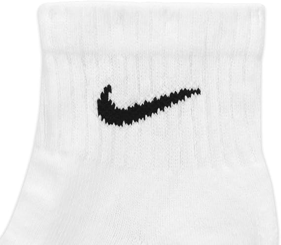 Nike Calcetines acolchados Everyday Plus para mujer, paquete de 6