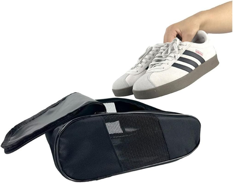 Bolsa de zapatos de golf unisex, con cremallera impermeable y transpirable para viajes