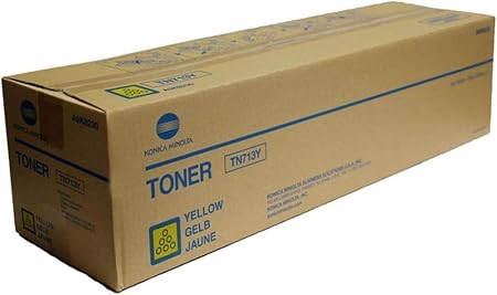 Tóner amarillo original Konica Minolta A9K8230 TN713Y TN-713Y para C659 C759