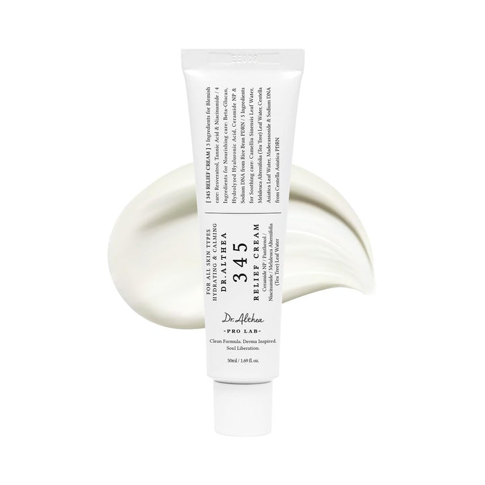 Dr. Althea Crema de Alivio 345 para Todo Tipo de Piel, 1.69 Fl Oz
