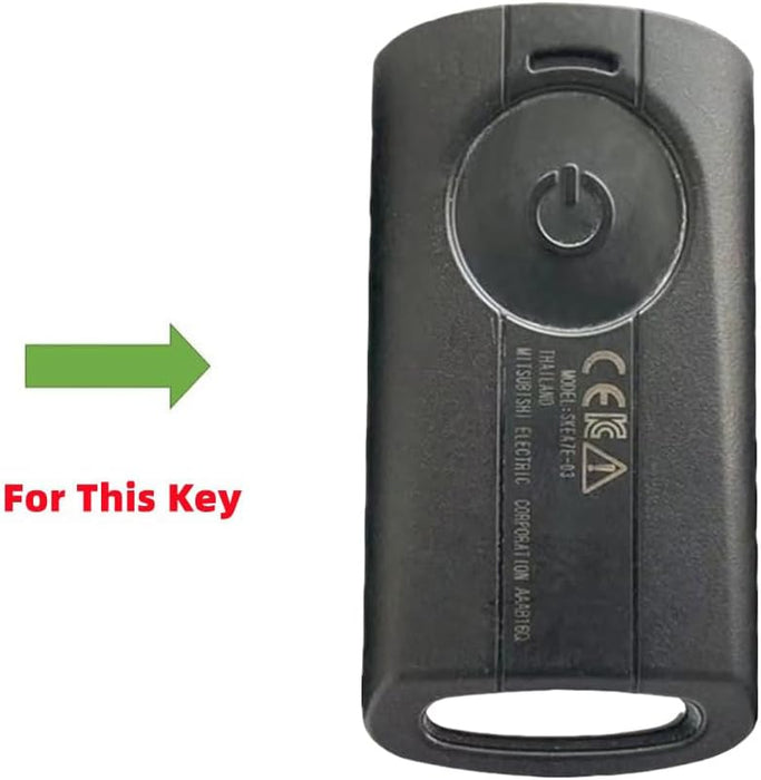 Funda para Llaves Compatible con Yamaha X-MAX 125 250 309 300 400 Aerox Nvx155 Qbix Jauns (1 Botones)