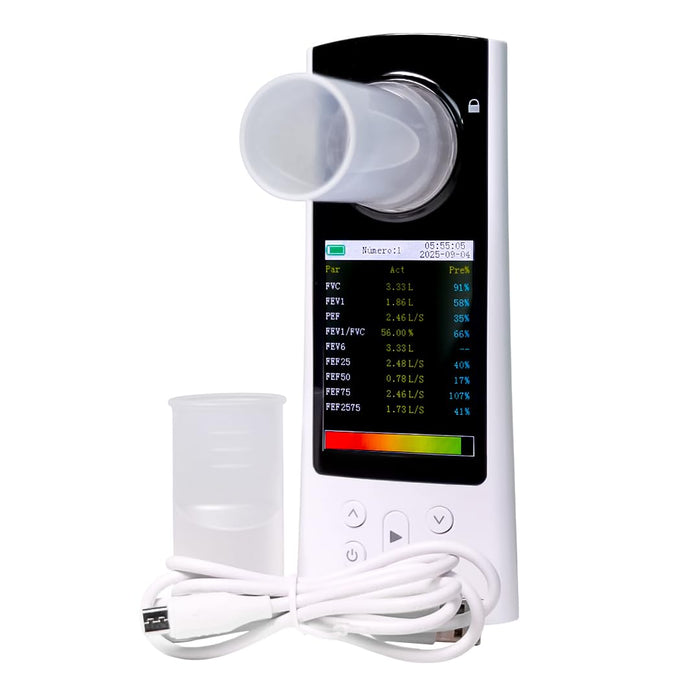 CONTEC SP80B Espirómetro Bluetooth portátil para espirometría de función pulmonar