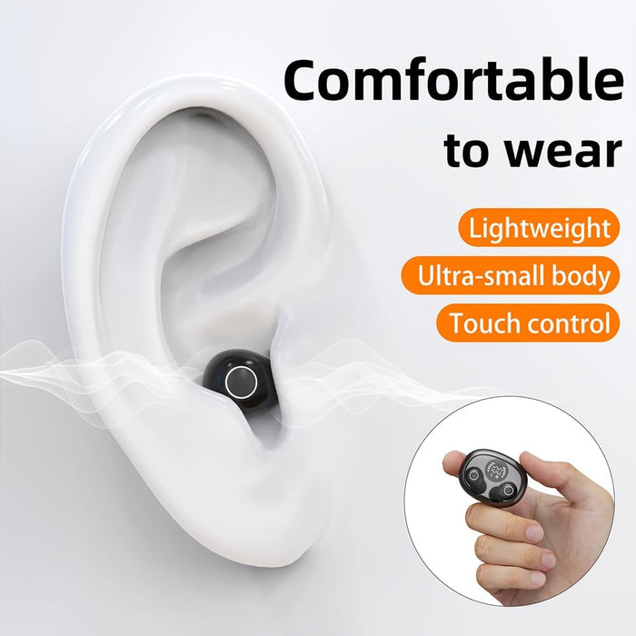 Auriculares invisibles para dormir, pequeños, inalámbricos, Bluetooth