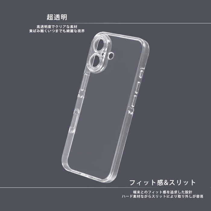Funda transparente ultrafina y suave para la serie iPhone 16