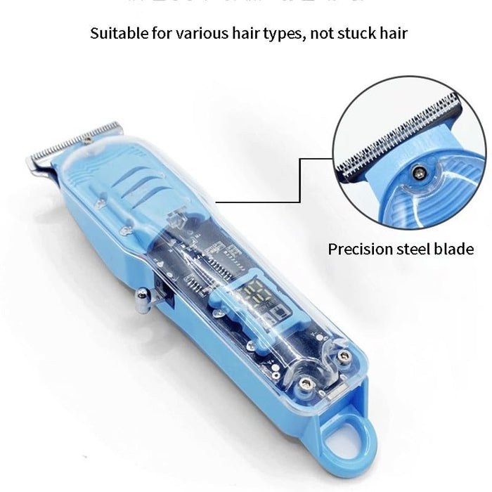 Cortadora de pelo para hombres, cortadora de barba profesional, máquina de afeitar electrica