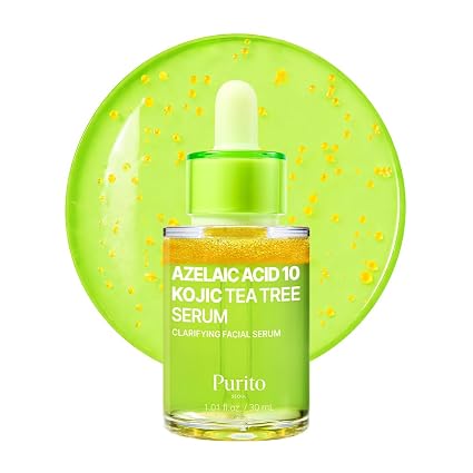 Sérum de ácido kójico al 10% con ácido azelaico de PURITO para piel sensible, 30 ml (1.01 fl.oz)