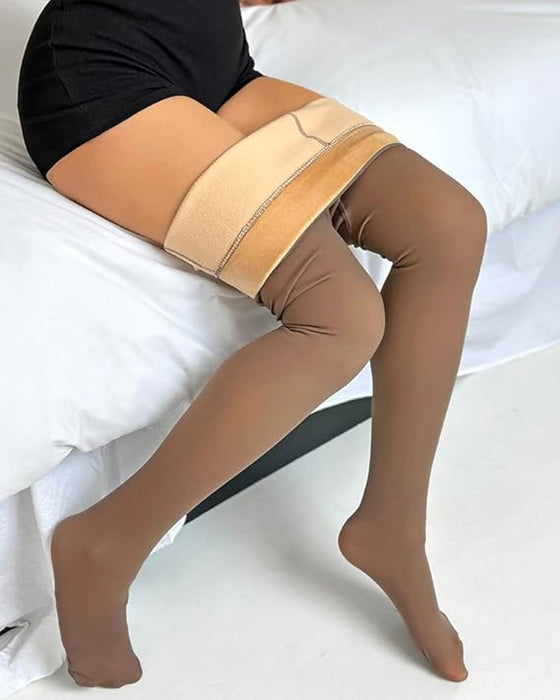 CHICME Paquete de 2 leggings térmicos con forro polar mágico de cintura alta