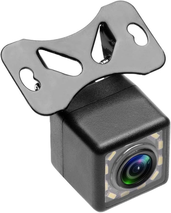 Cámara de respaldo para automóvil, cámara de visión trasera Ultra HD 12 LED visión nocturna