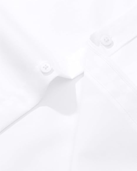 Alimens & Gentle Camisa de vestir para hombre, ajuste regular, elástica